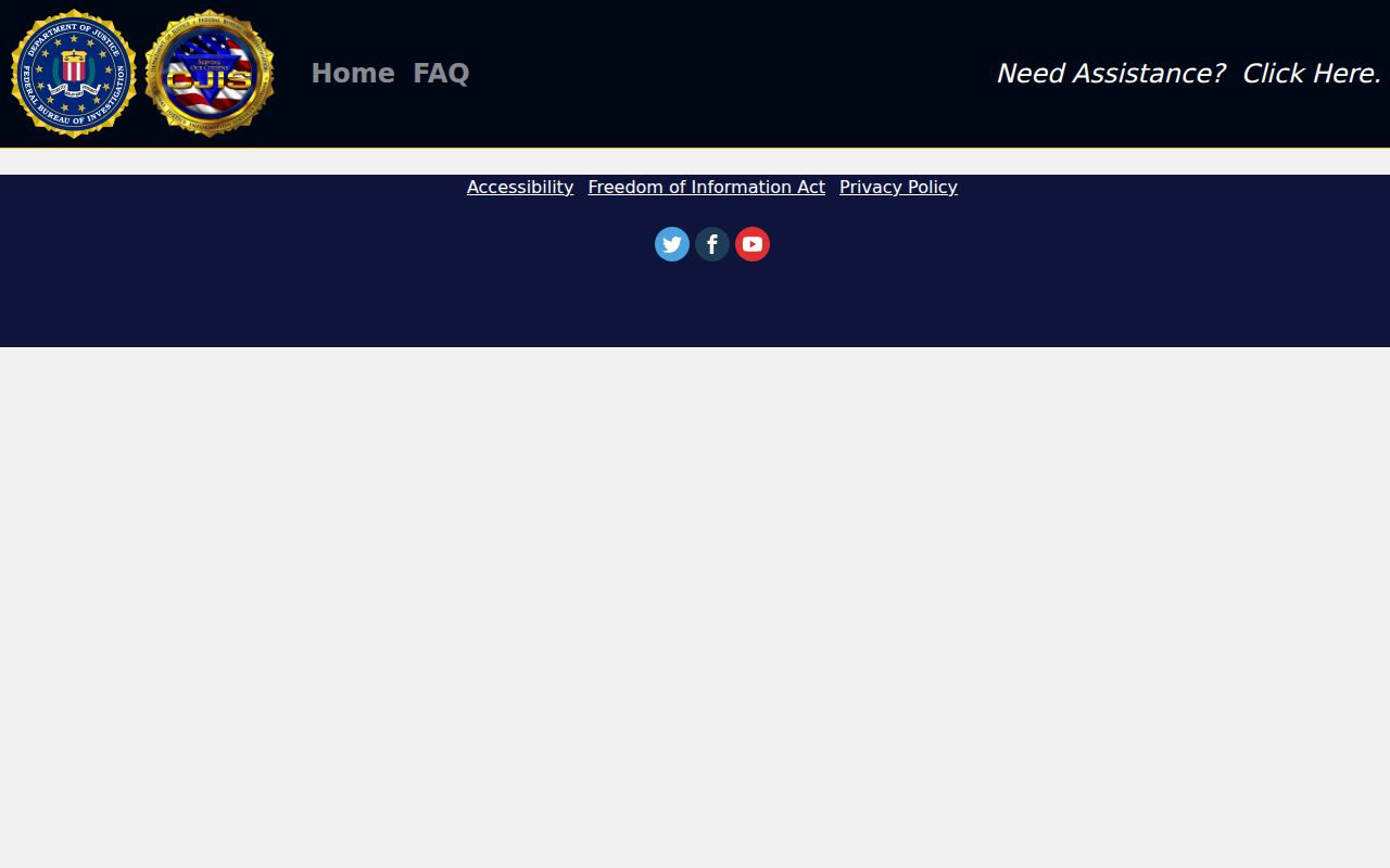 Bland County criminal history self-review through FBI eDO